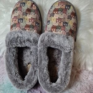 Skechers Ladies Multicolor Cat Slippers